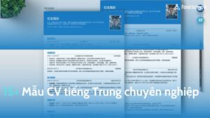 15+ Mẫu CV tiếng Trung chuyên nghiệp, cuốn hút, giúp bạn ghi điểm