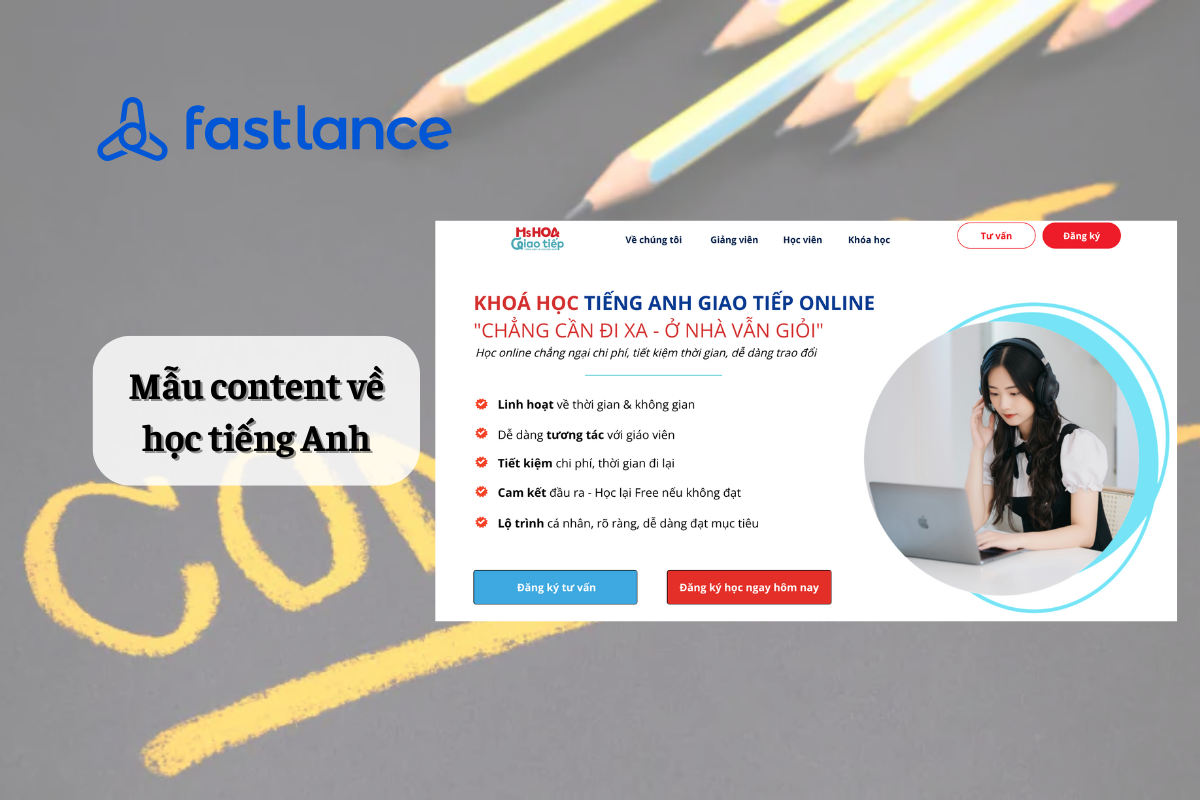 mau content ve hoc tieng anh
