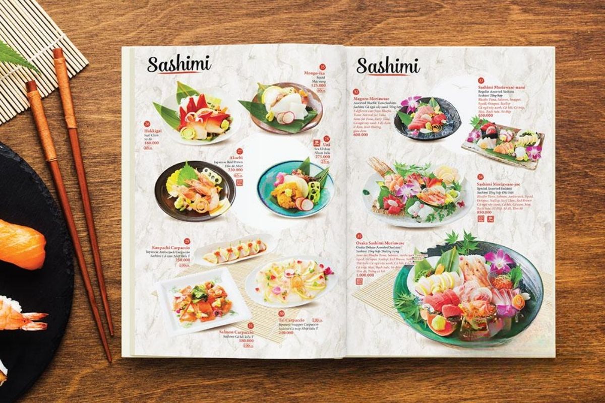 mau menu nha hang nhat ban