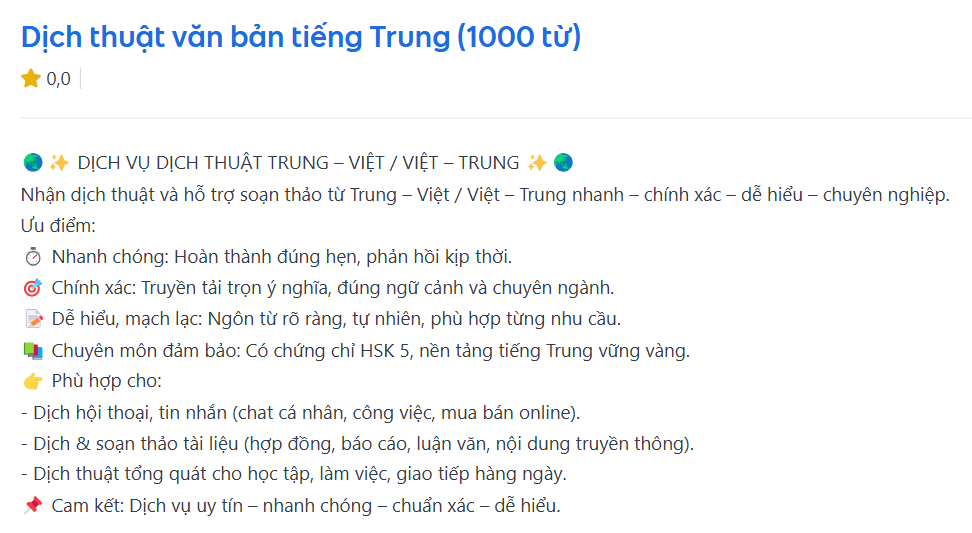 freelance dich thuat tieng trung